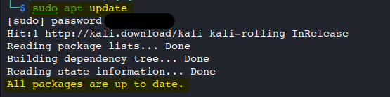 Обновить Kali Linux для установки Brave