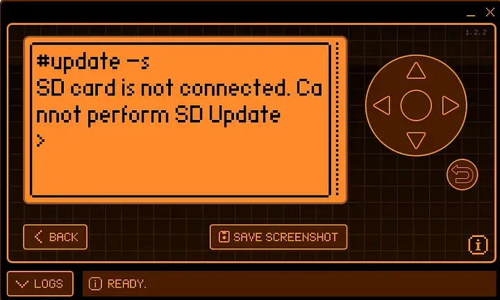 SD-карта не подключена