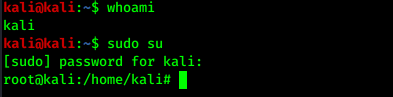 Включение root Kali Linux