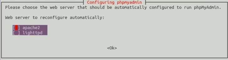 Установка phpMyAdmin