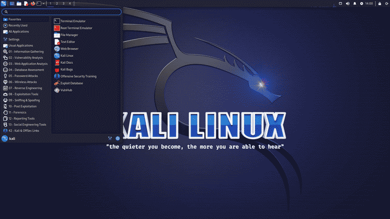 Операционная система OSINT Kali Linux