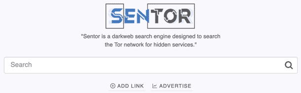 Новый onion поисковик Sentor 