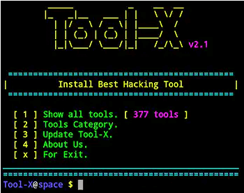Использование Tool X