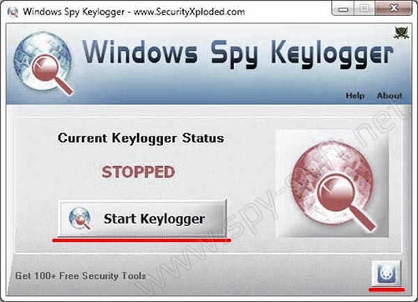 Удаление Windows Spy Keylogger